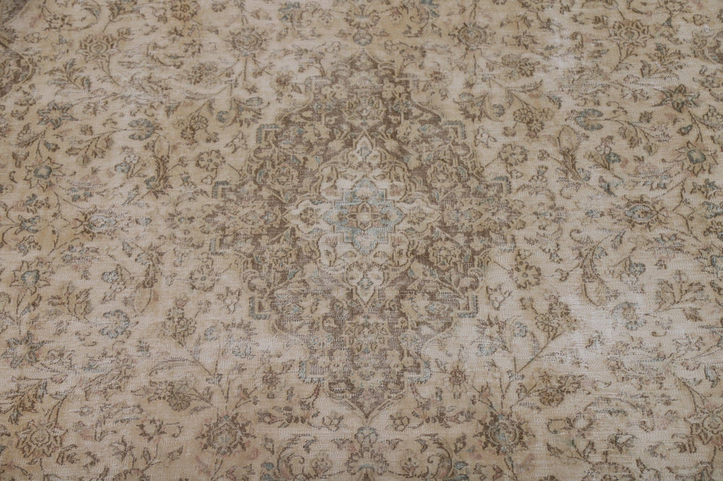 Distressed Tabriz Persian Area Rug 9x12