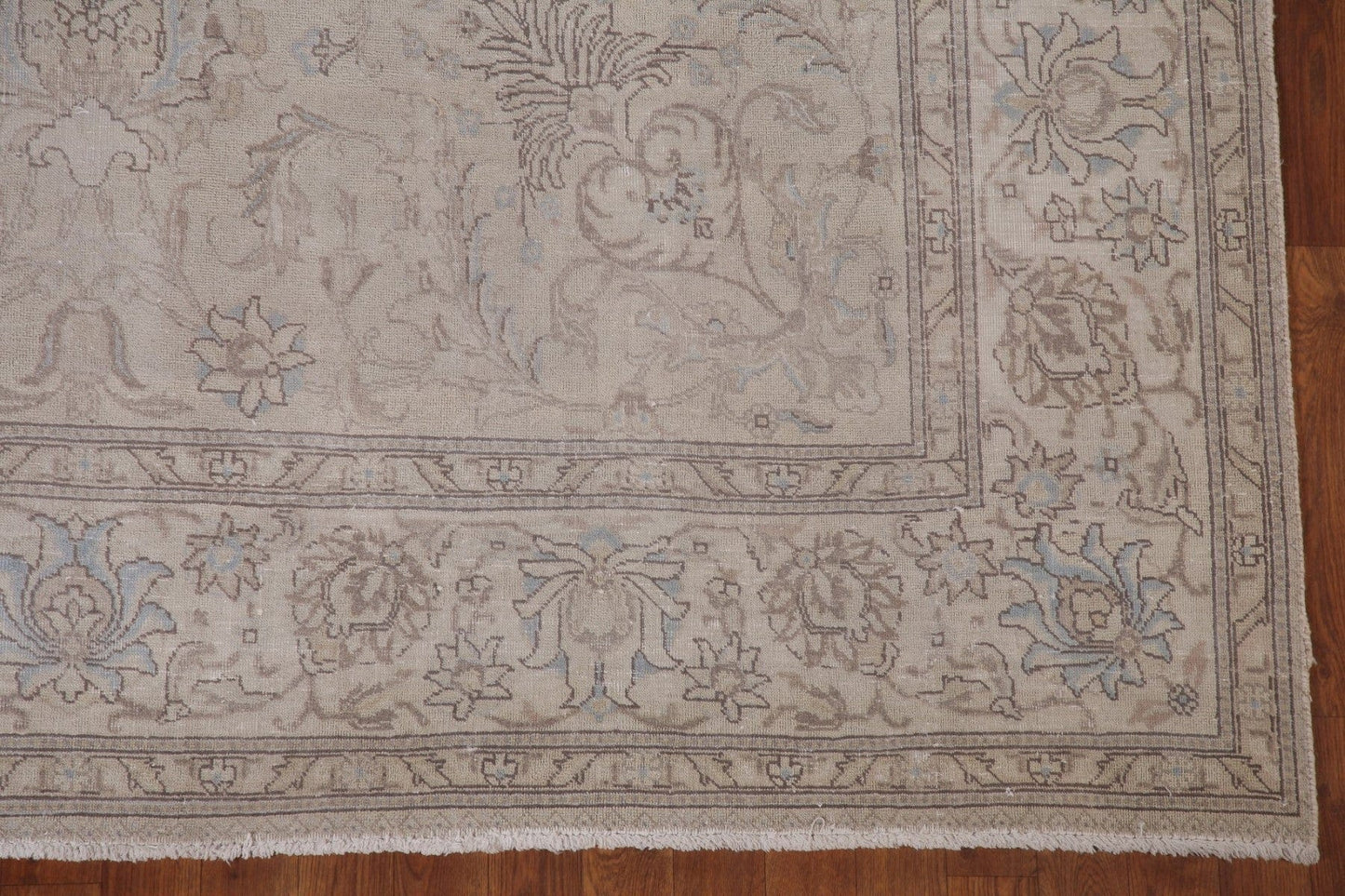 Distressed Tabriz Persian Area Rug 7x11