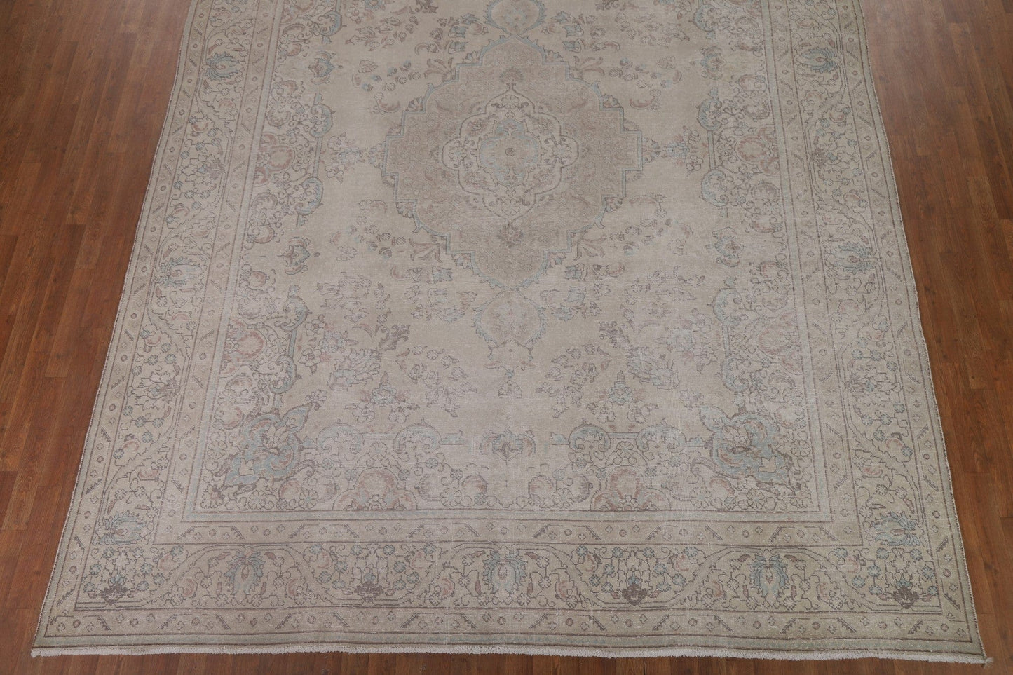 Wool Distressed Tabriz Persian Area Rug 10x13