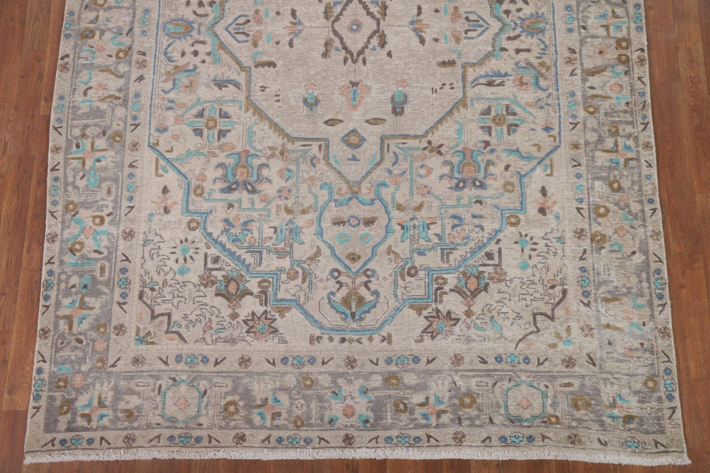 Geometric Tabriz Persian Area Rug 7x10