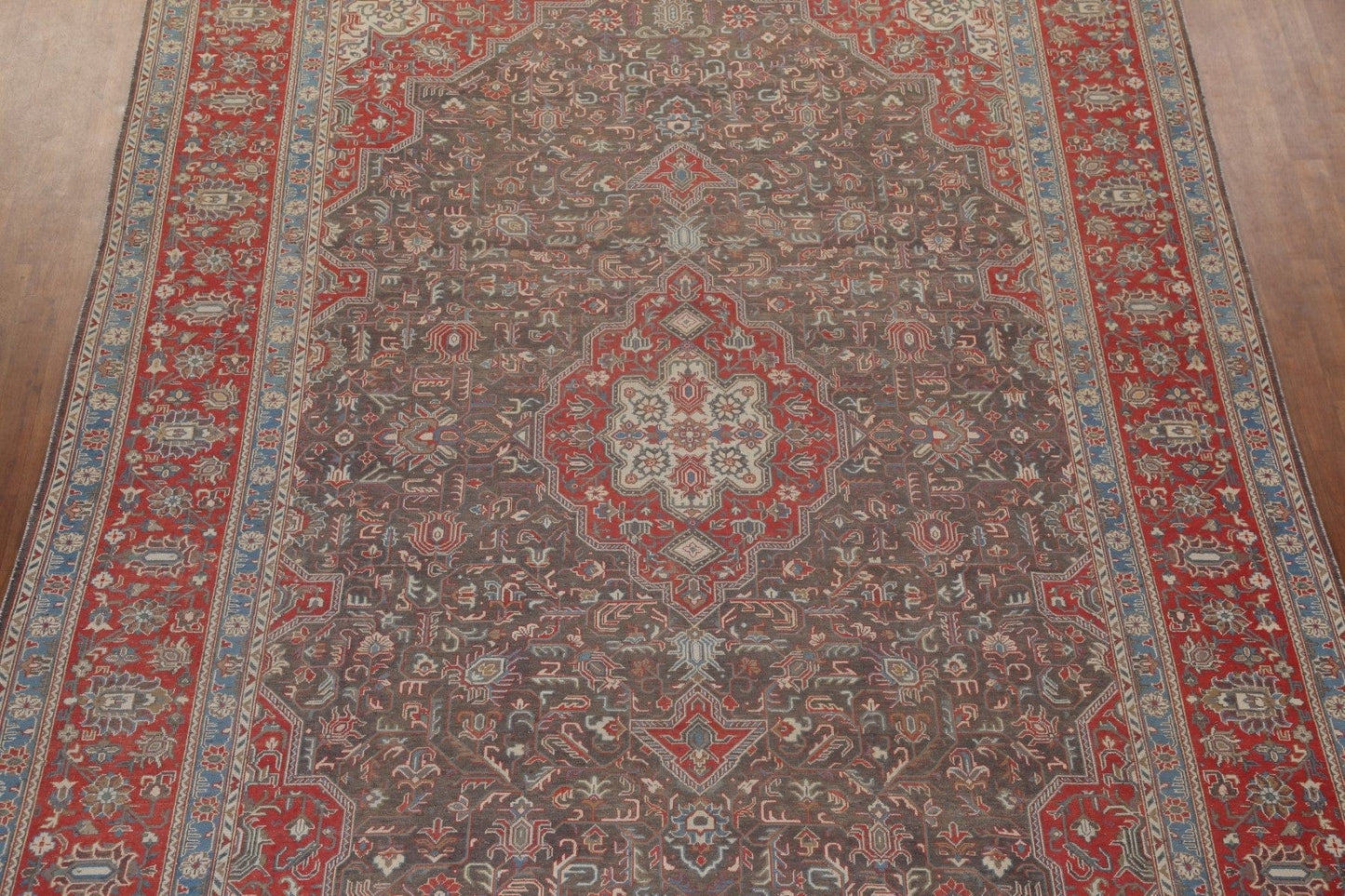 Vintage Tabriz Persian Large Area Rug 10x14