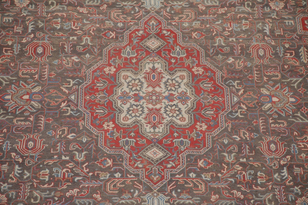 Vintage Tabriz Persian Large Area Rug 10x14