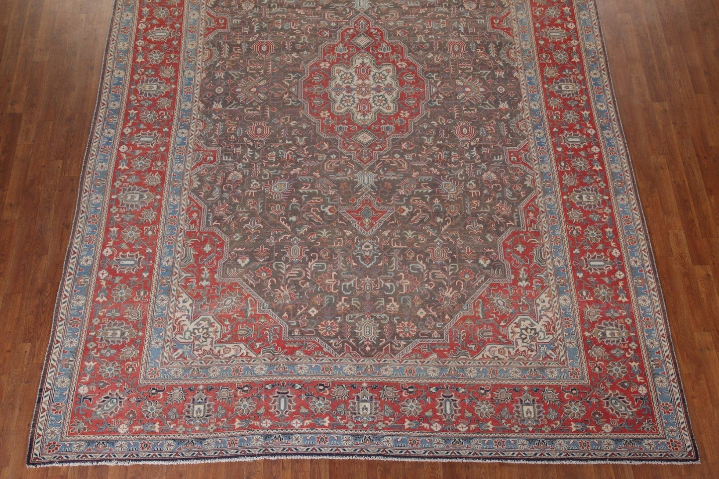 Vintage Tabriz Persian Large Area Rug 10x14