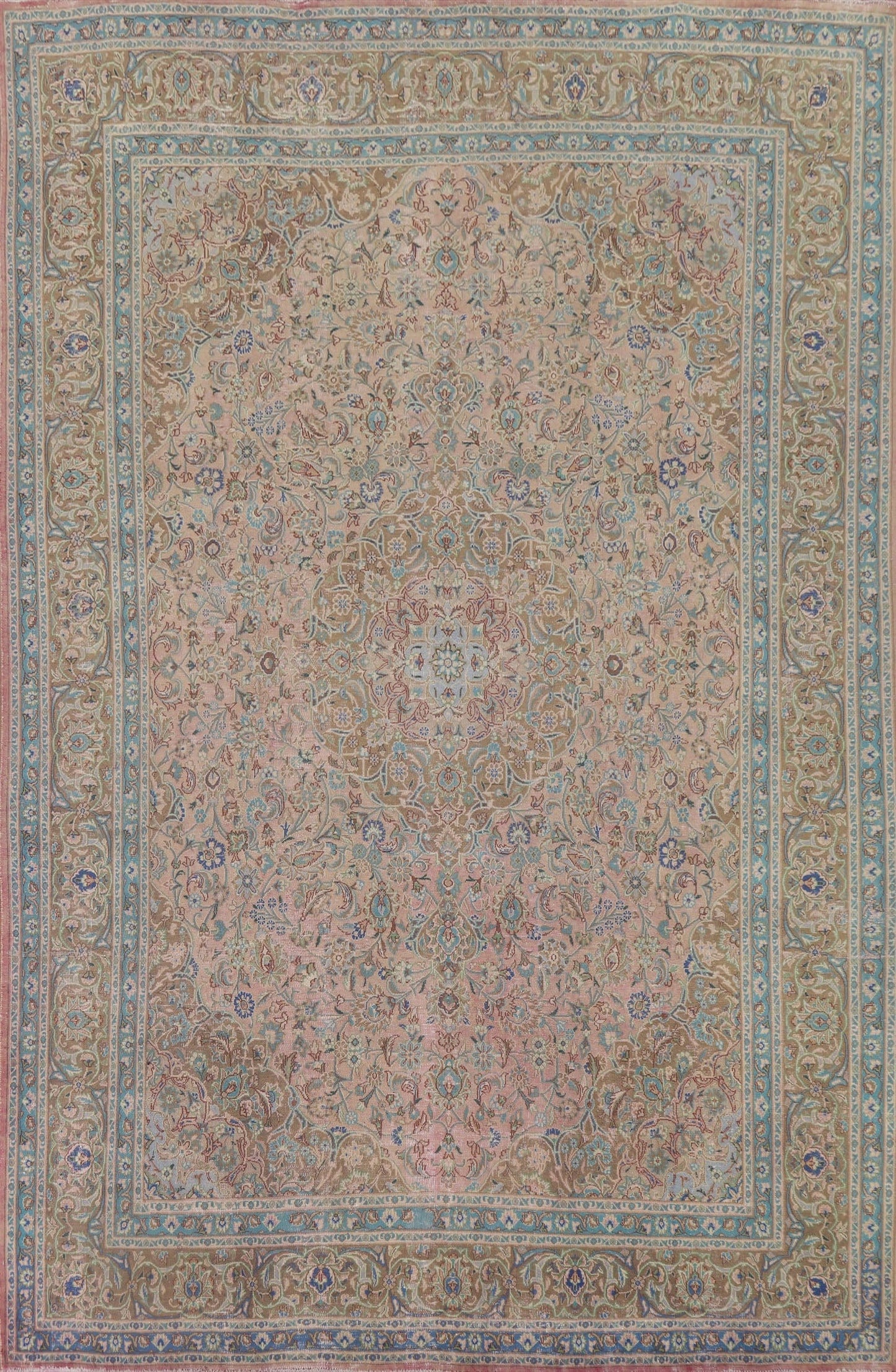 Traditional Kashan Persian Area Rug 9x13