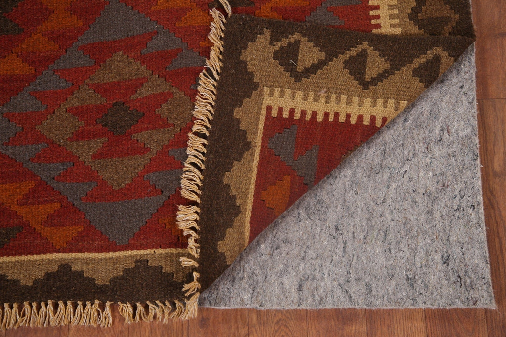 Reversible Wool Kilim Area Rug 3x6