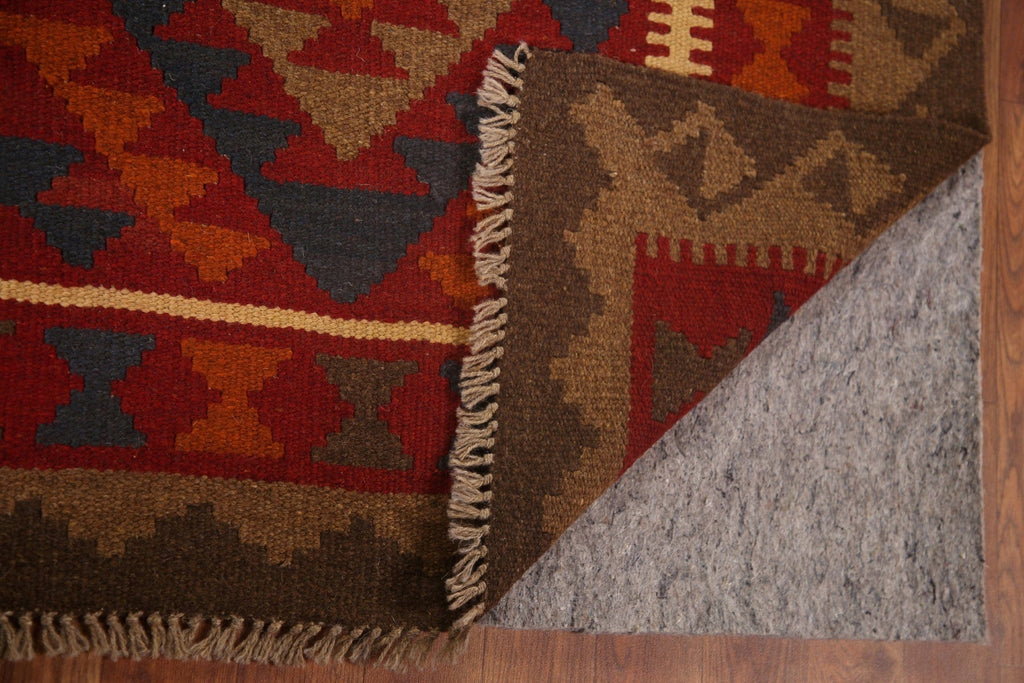 Kilim Reversible Wool Area Rug 3x6