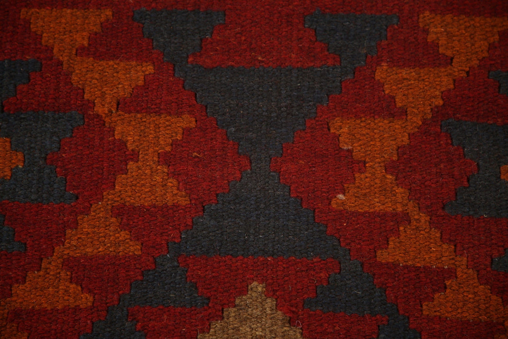 Kilim Reversible Wool Area Rug 3x6