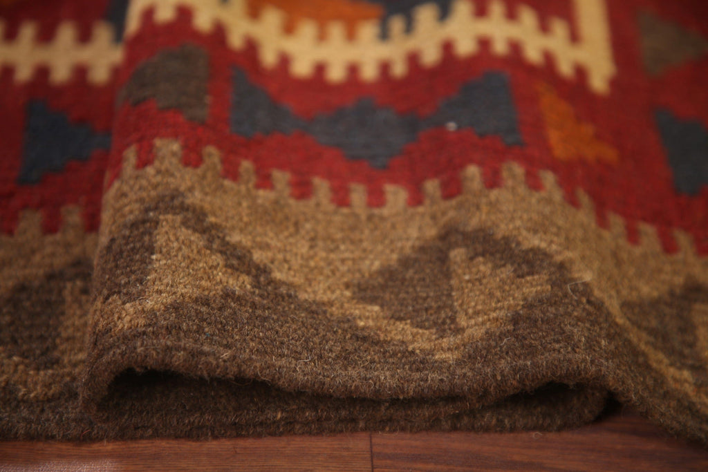 Kilim Reversible Wool Area Rug 3x6