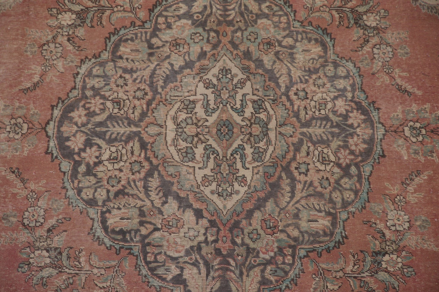 Distressed Tabriz Persian Area Rug 10x13