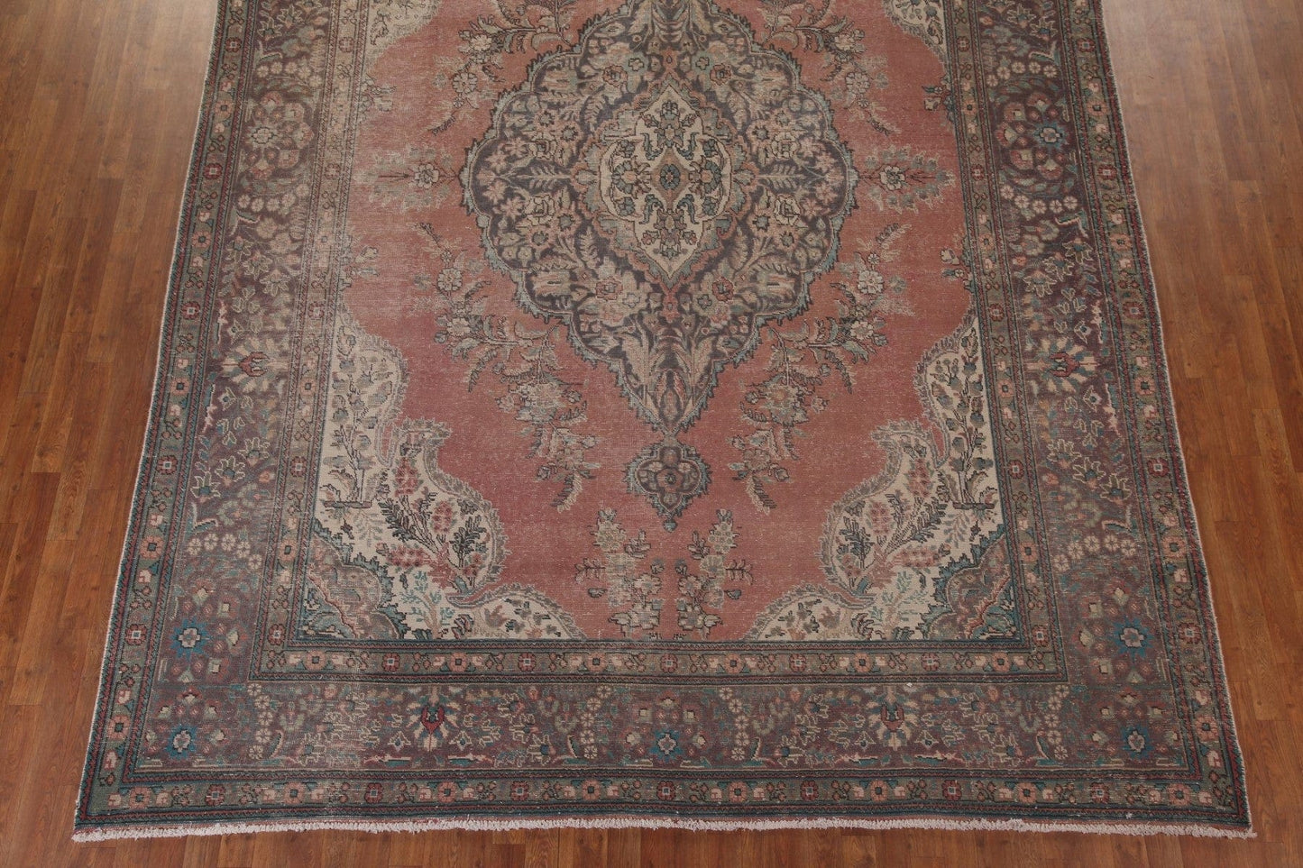 Distressed Tabriz Persian Area Rug 10x13