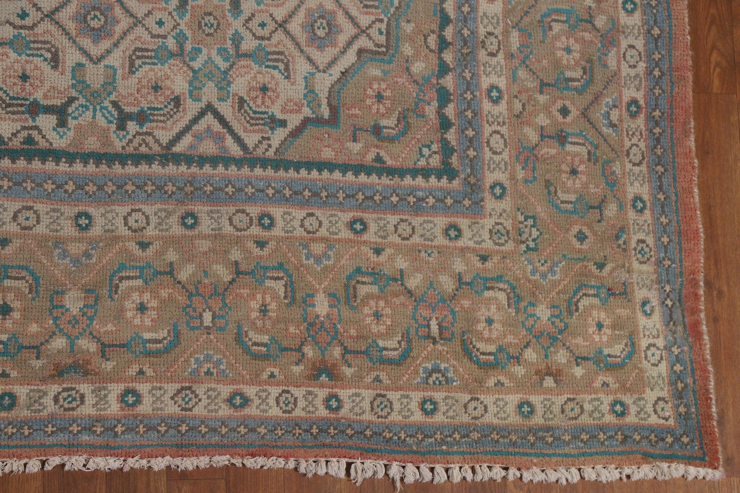 Geometric Wool Ardebil Persian Area Rug 9x12