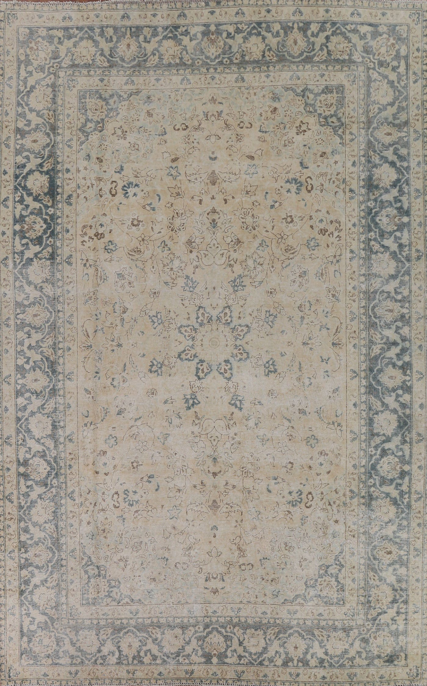 Antique Najafabad Persian Area Rug 10x13