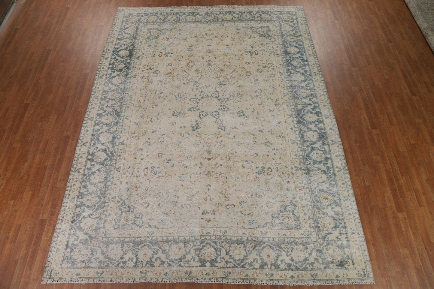 Antique Najafabad Persian Area Rug 10x13