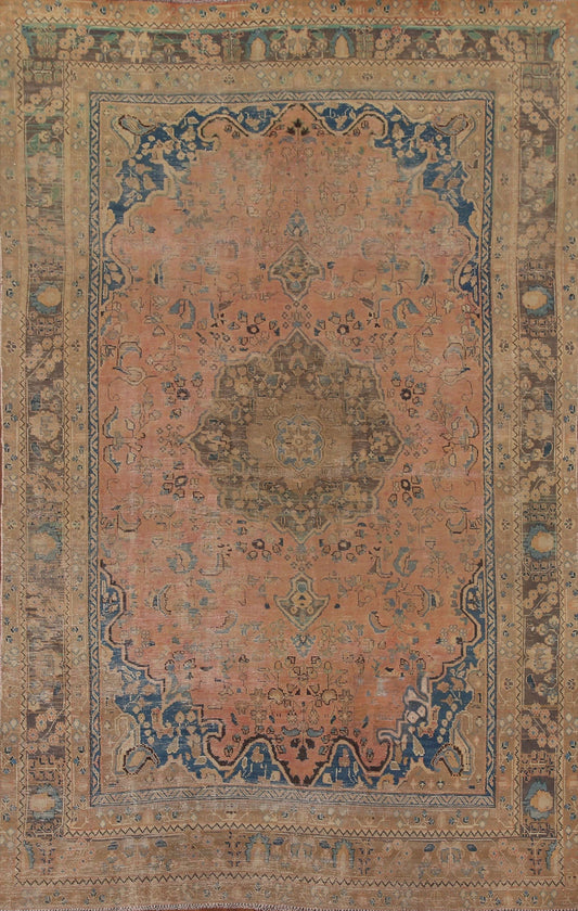 Handmade Wool Tabriz Persian Area Rug 6x9