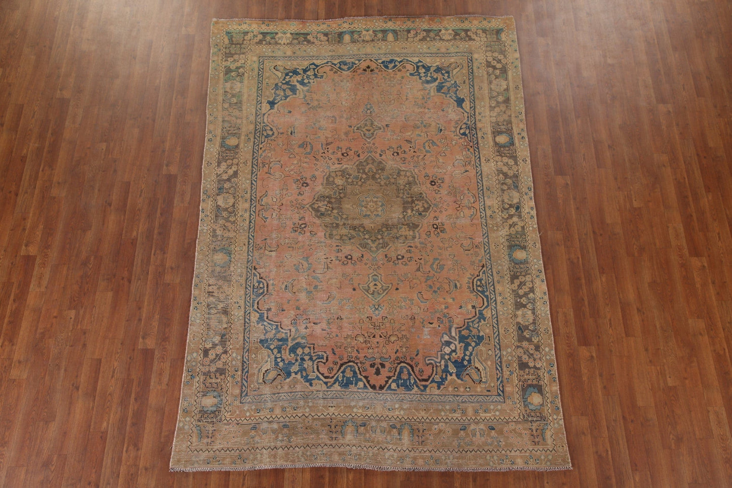 Handmade Wool Tabriz Persian Area Rug 6x9