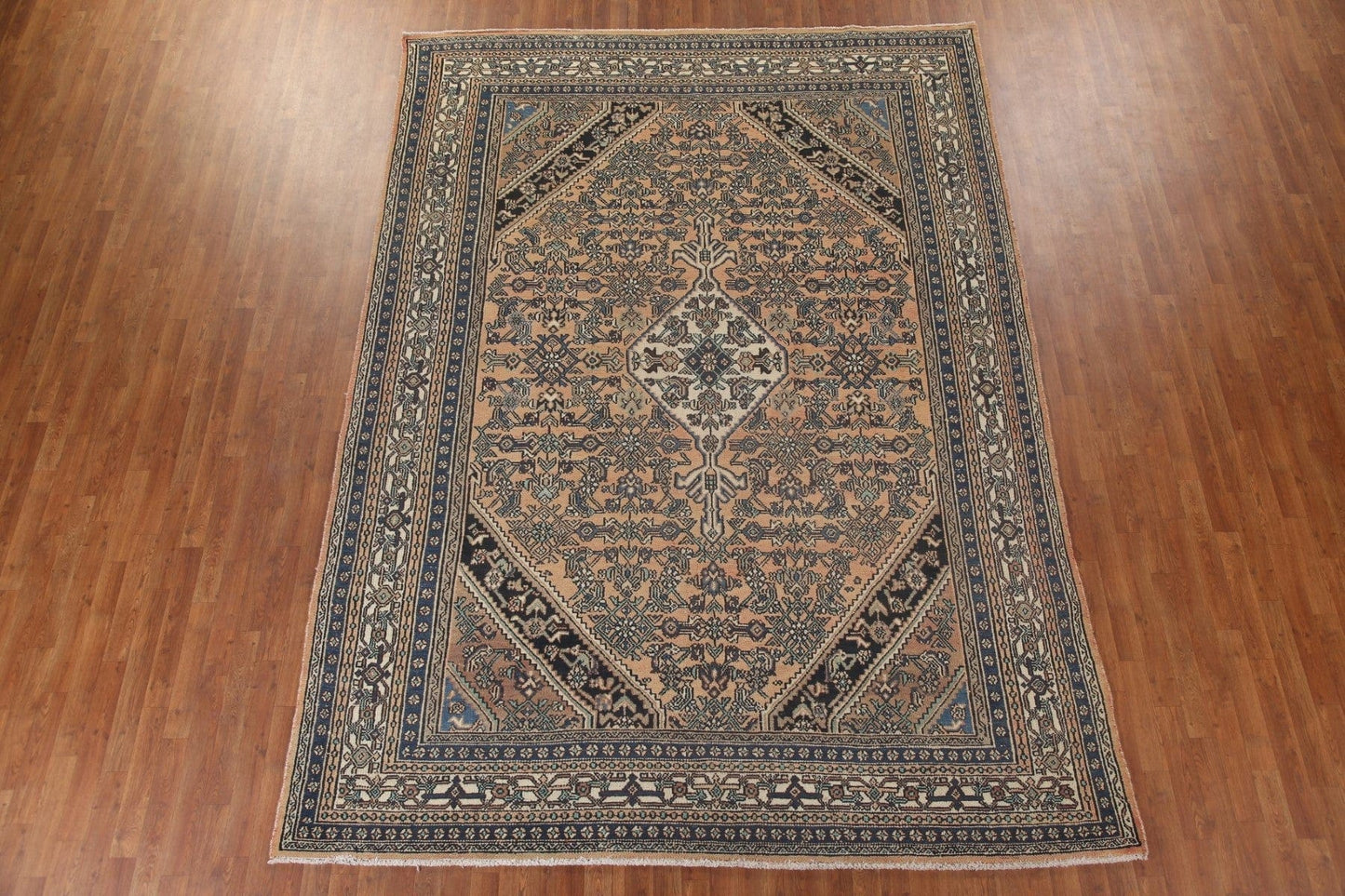 Geometric Hamedan Persian Area Rug 8x12