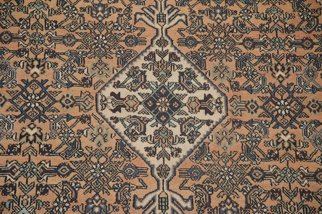 Geometric Hamedan Persian Area Rug 8x12