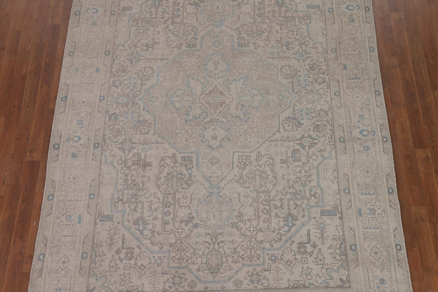 Wool Distressed Tabriz Persian Area Rug 7x10