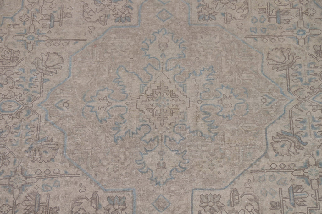 Wool Distressed Tabriz Persian Area Rug 7x10