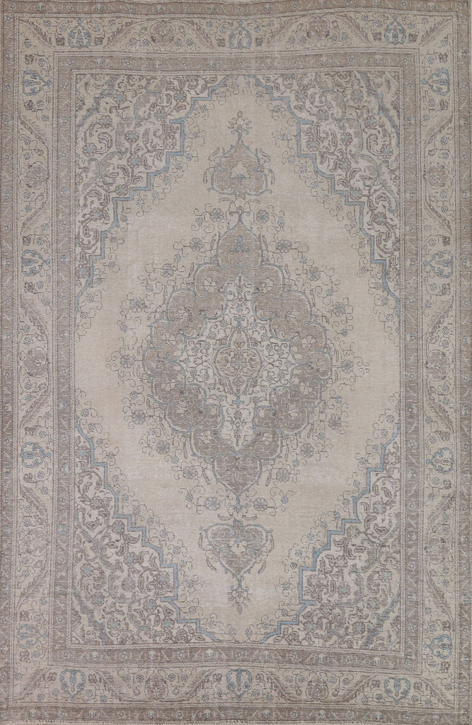 Distressed Tabriz Persian Area Rug 8x10