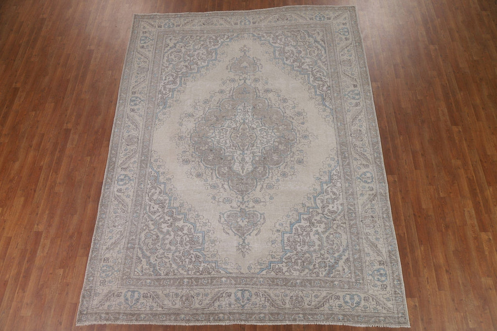 Distressed Tabriz Persian Area Rug 8x10