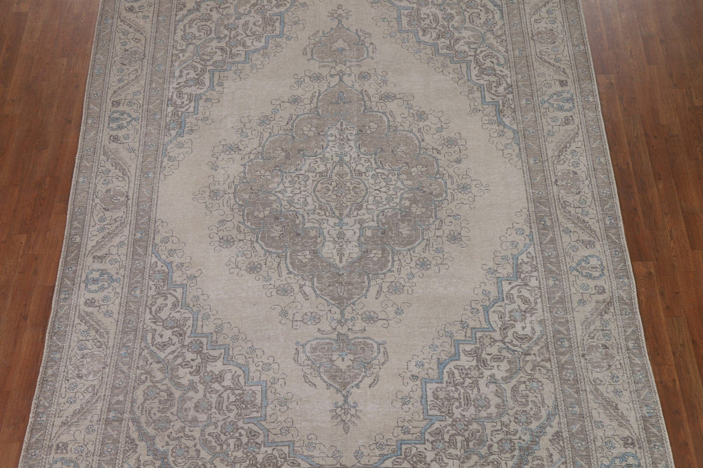 Distressed Tabriz Persian Area Rug 8x10