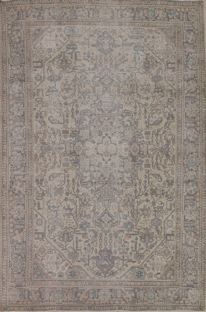 Vintage Wool Tabriz Persian Area Rug 8x11