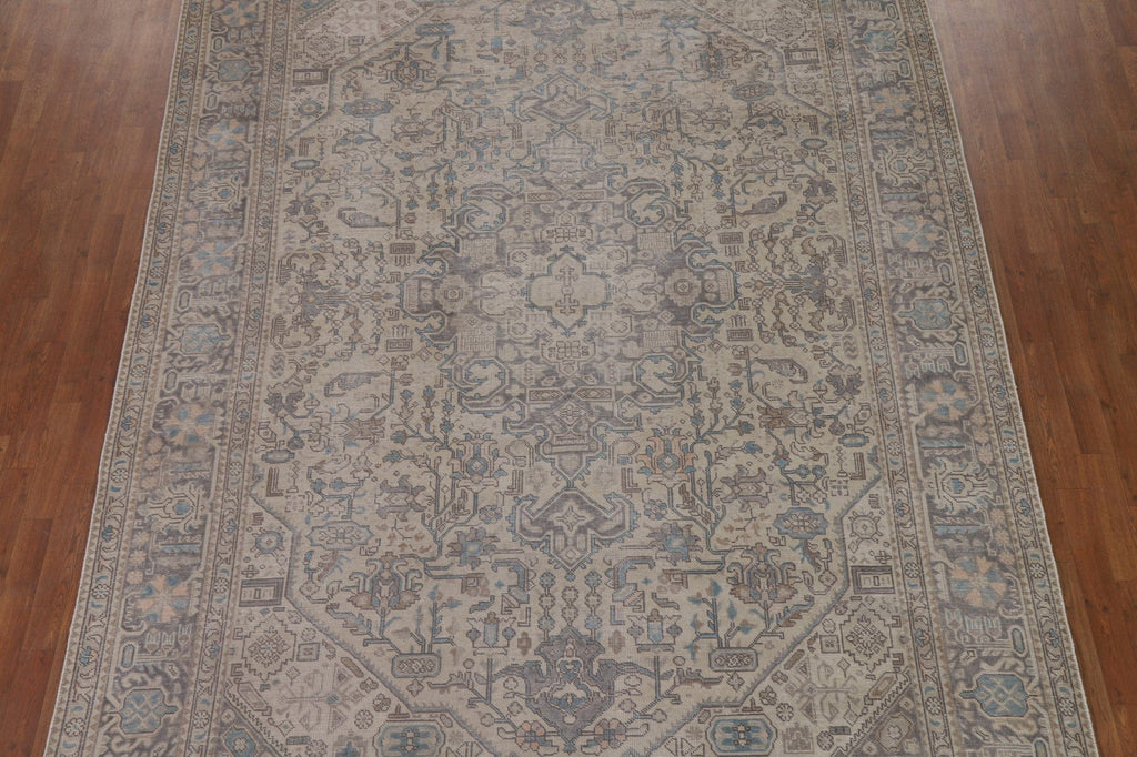 Vintage Wool Tabriz Persian Area Rug 8x11