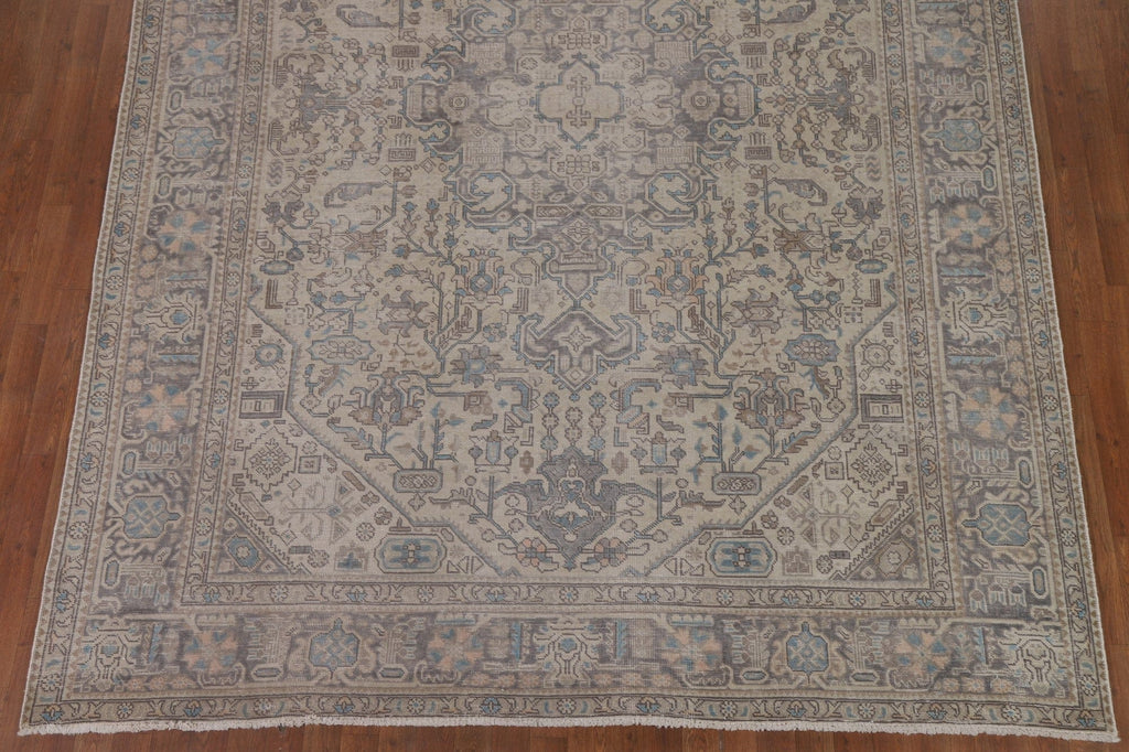 Vintage Wool Tabriz Persian Area Rug 8x11