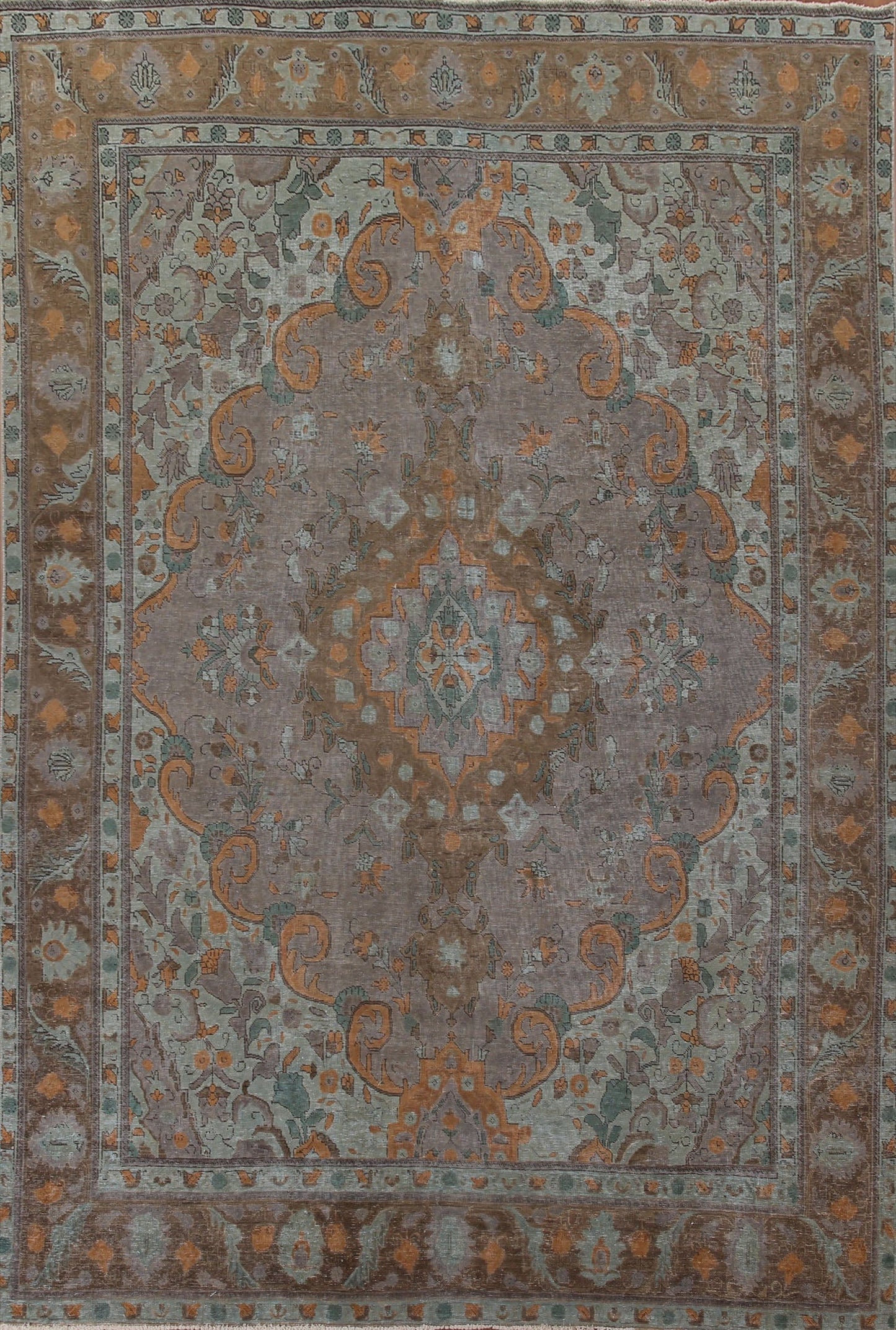 Antique Tabriz Persian Area Rug 9x12