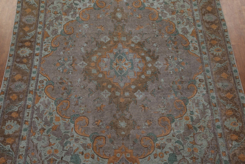 Antique Tabriz Persian Area Rug 9x12