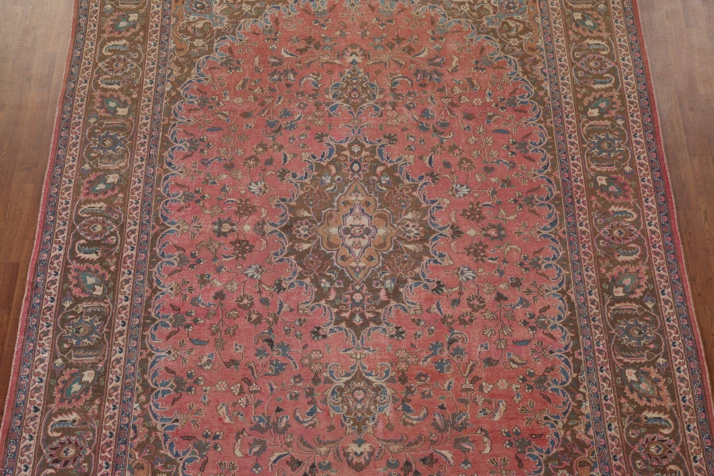 Vintage Mashad Persian Area Rug 8x11