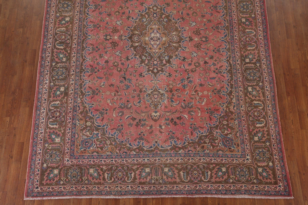 Vintage Mashad Persian Area Rug 8x11