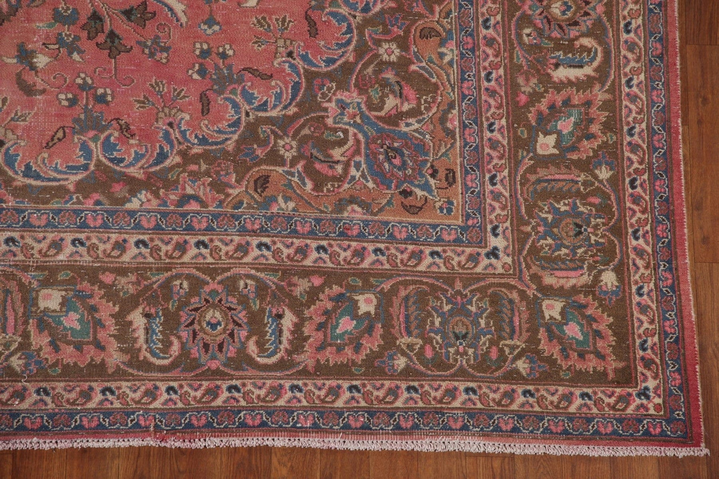 Vintage Mashad Persian Area Rug 8x11