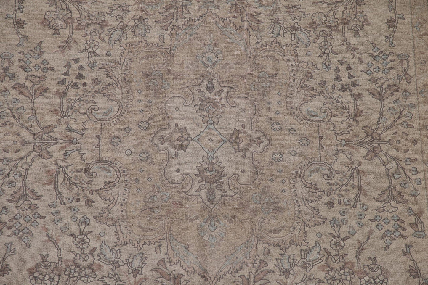 Distressed Tabriz Persian Area Rug 7x10