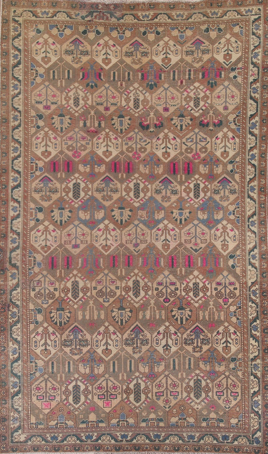 Geometric Bakhtiari Persian Area Rug 6x10