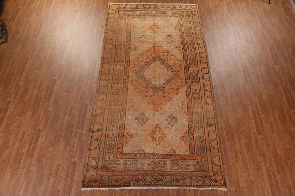 Vegetable Dye Oushak Turkish Area Rug 7x14