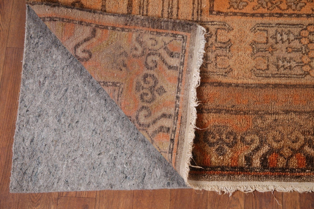 Vegetable Dye Oushak Turkish Area Rug 7x14