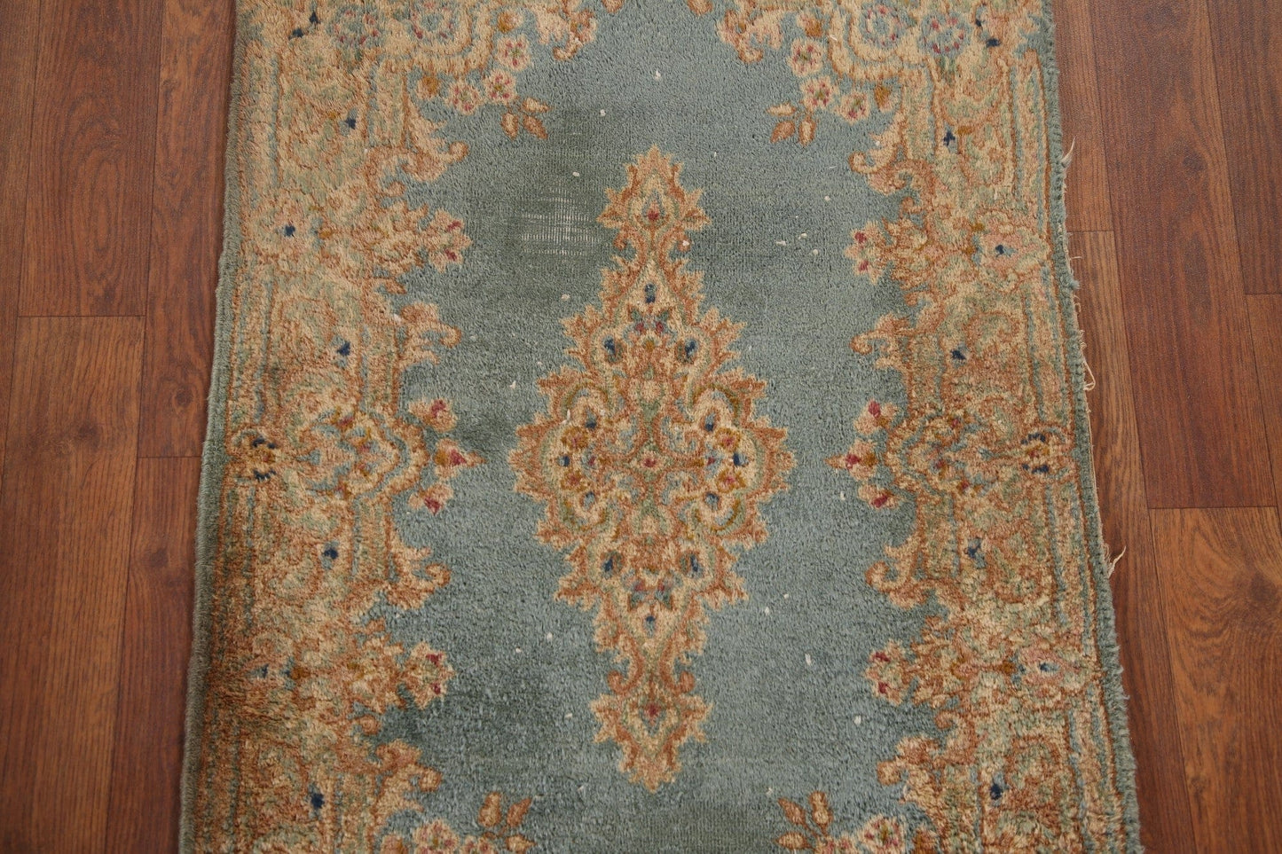 Vegetable Dye Kerman Vintage Persian Rug 2x3