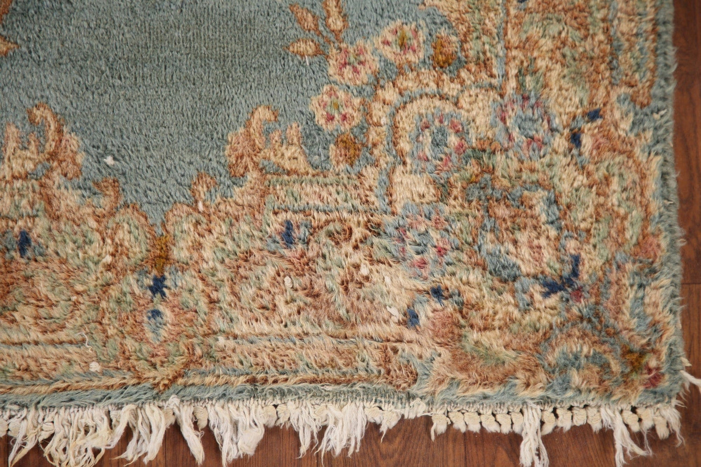 Vegetable Dye Kerman Vintage Persian Rug 2x3