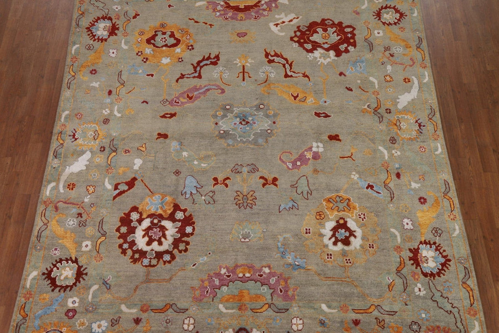 Vegetable Dye Oushak Turkish Area Rug 8x10