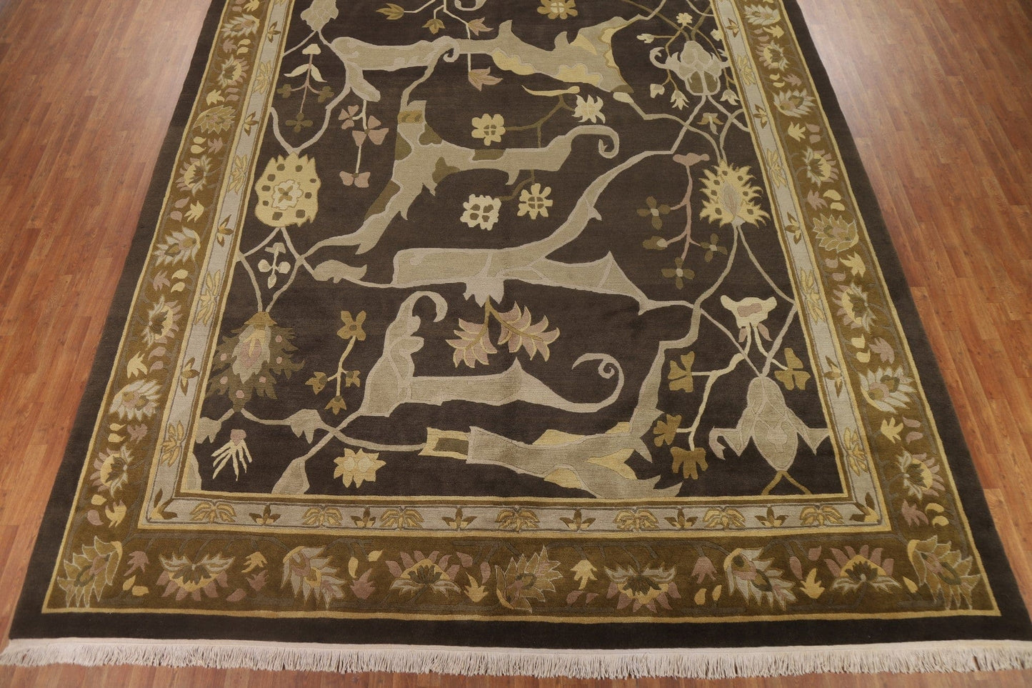 Vegetable Dye Nepalese Oriental Large Rug 12x16