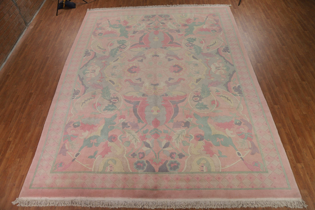 Vegetable Dye Nepalese Oriental Large Rug 12x15