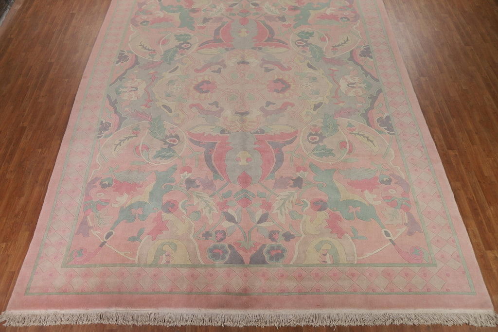 Vegetable Dye Nepalese Oriental Large Rug 12x15