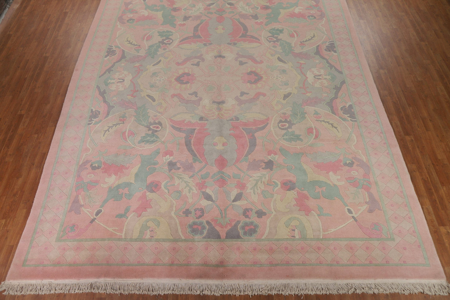 Vegetable Dye Nepalese Oriental Large Rug 12x15