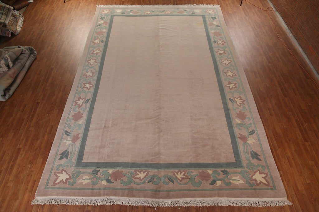 Vegetable Dye Nepalese Oriental Large Rug 12x18