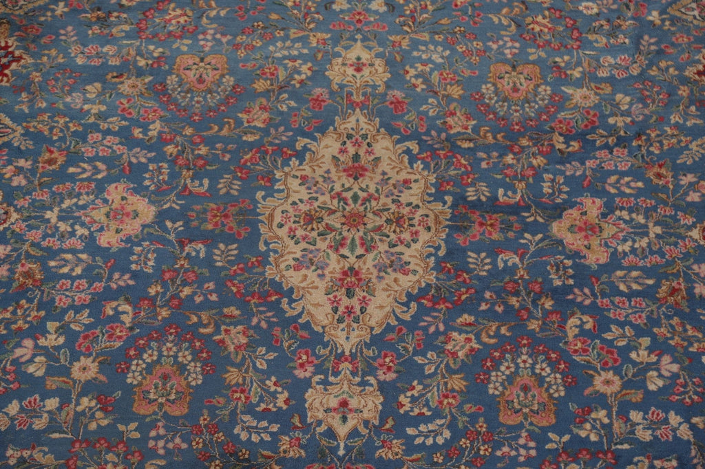 Vegetable Dye Kerman Antique Persian Large Rug 10x18