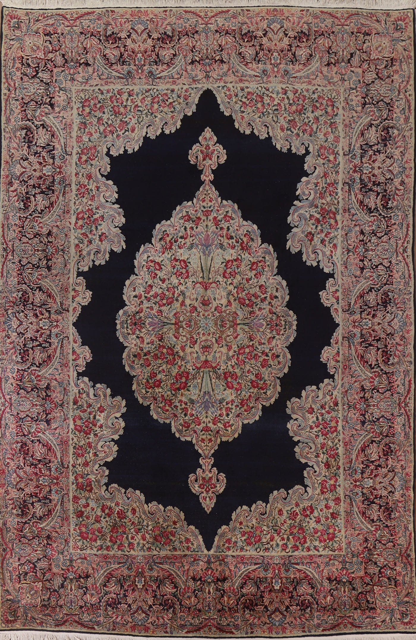 Vegetable Dye Kerman Persian Area Rug 9x12