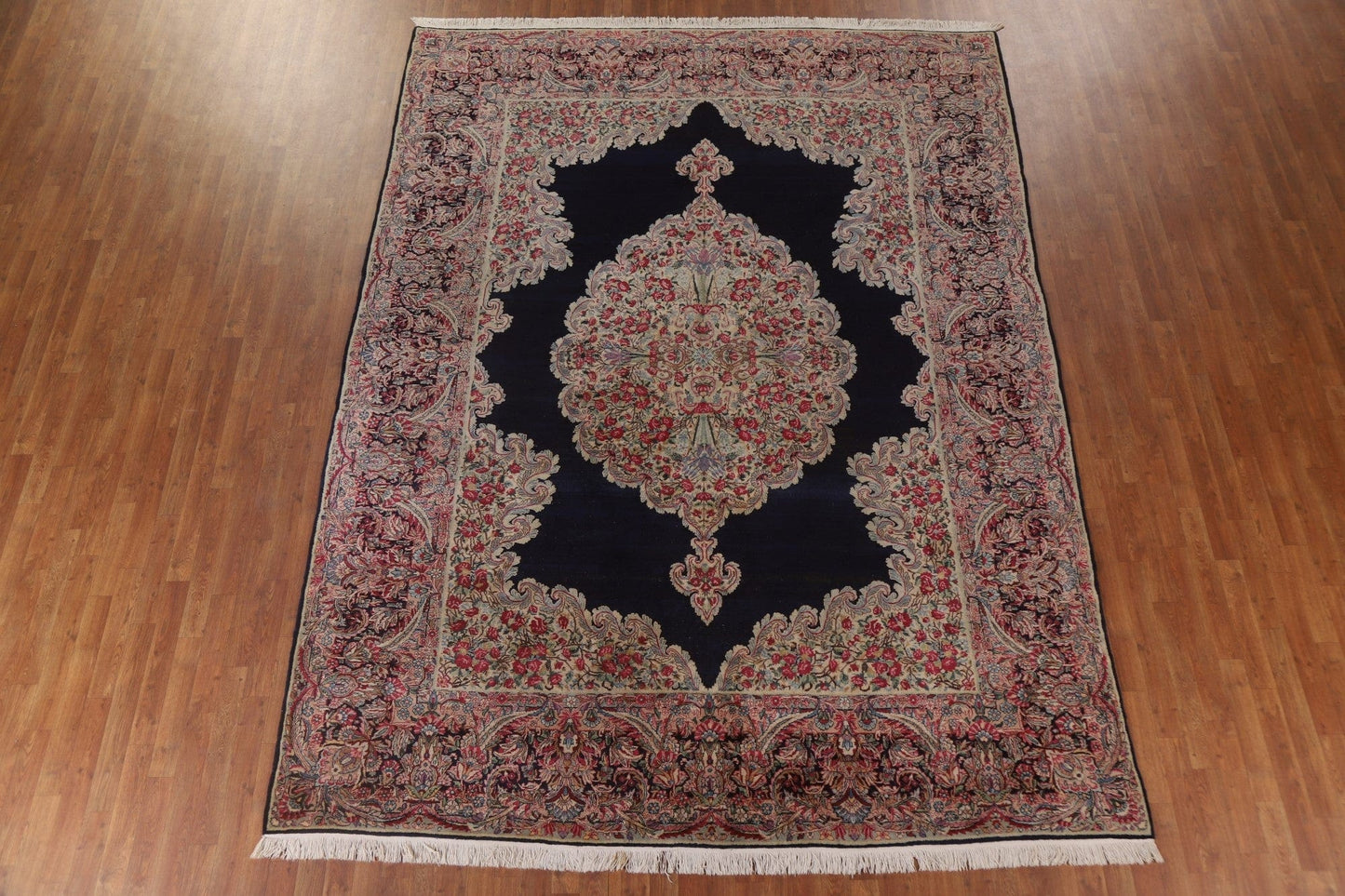 Vegetable Dye Kerman Persian Area Rug 9x12