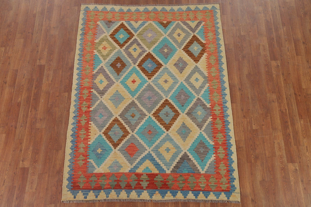 Geometric KIlim Oriental Area Rug 5x6